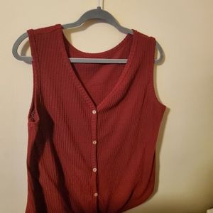Button down vest